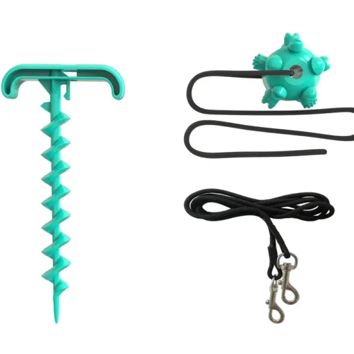 Training Dog Toy outdoors Screw into the ground pegs with traction rope Walk the dog toys Pet supplies tie the dog pegs - Image 5